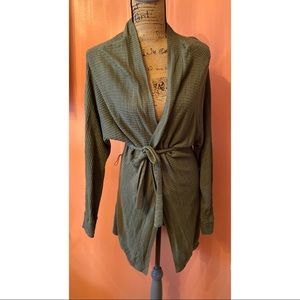Thyme Army Green Cardigan